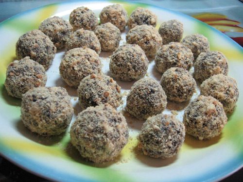 Конфеты из чернослива и орехов
