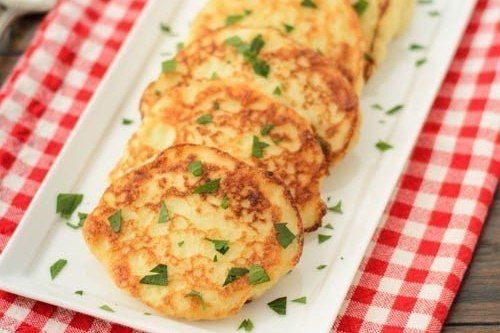 Оладьи из картофельного пюре