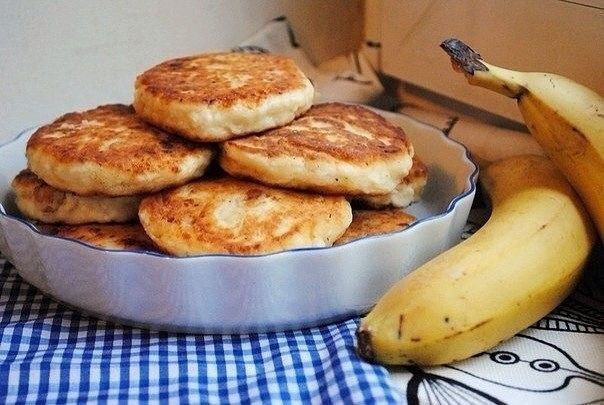 Сырники с кукурузной мукой и бананом