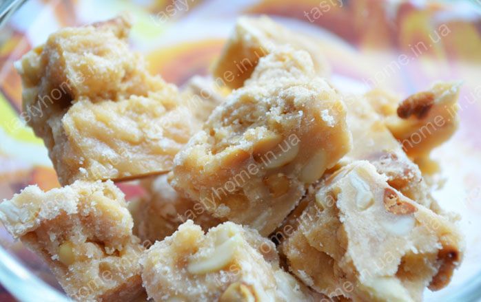 Домашний щербет с арахисом