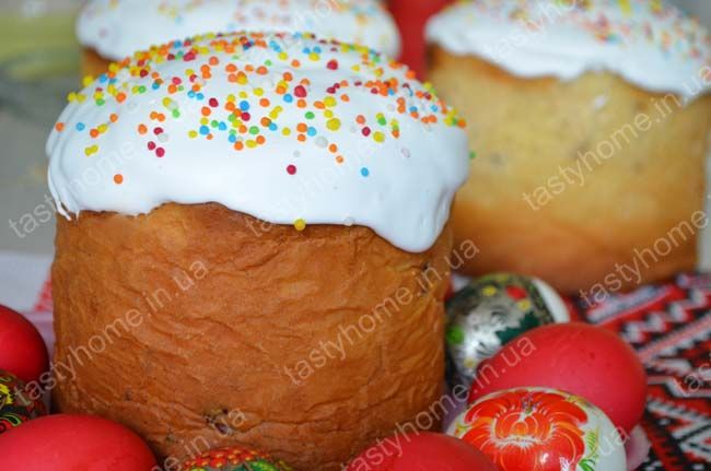 Сахарная глазурь с желатином для куличей