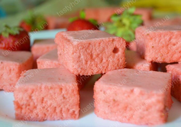 Клубничный домашний рахат-лукум