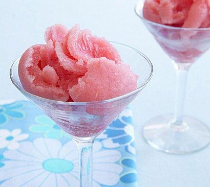 Сорбет из арбуза с водкой