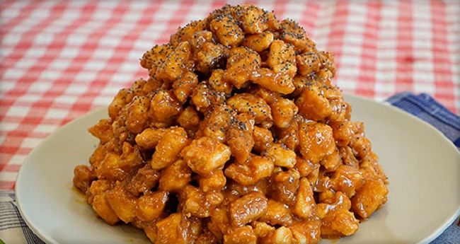 Муравейник из кукурузных палочек