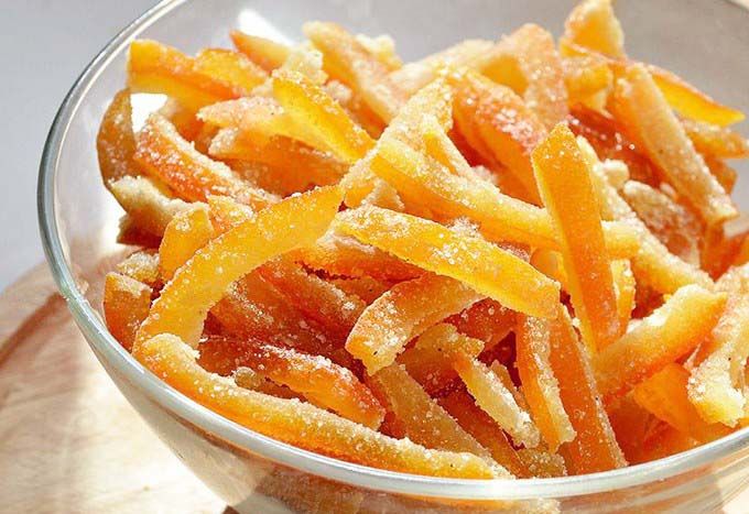 Цукаты из апельсиновых корок