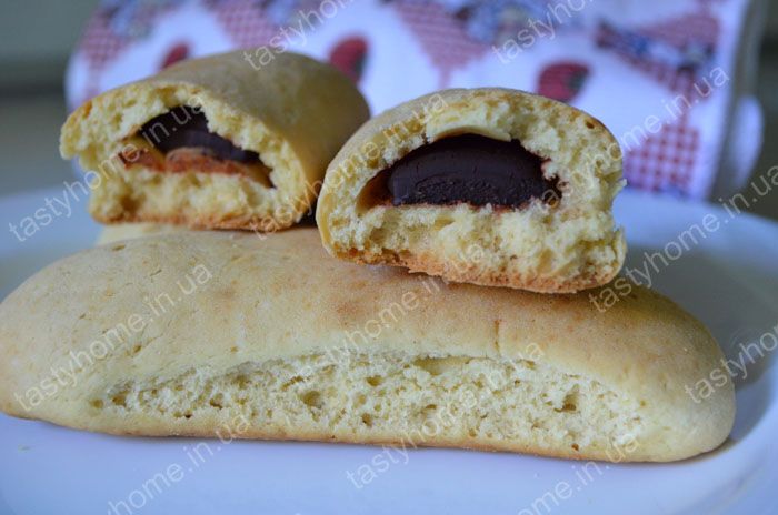 Булочки с шоколадом