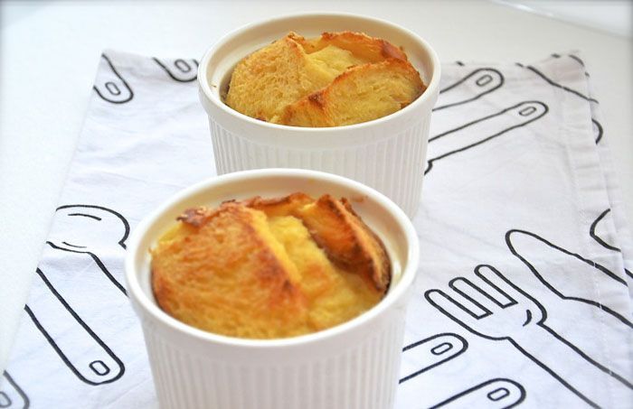 Хлебный пудинг с курагой