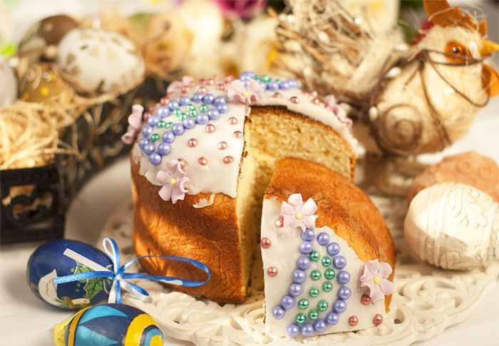 Кулич на молоке