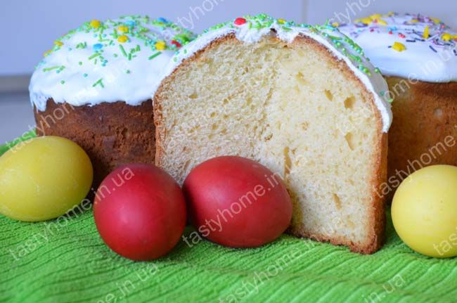 Пасхальный кулич на кефире