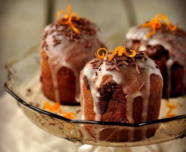 Шоколадный кулич