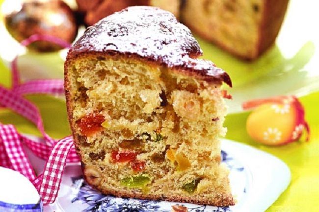 Царский кулич на сливках
