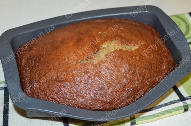 Банановый хлеб с орехами