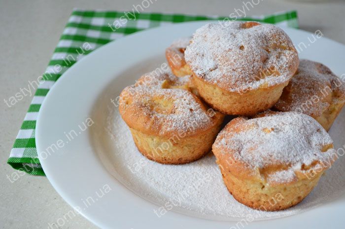Маффины с яблоками