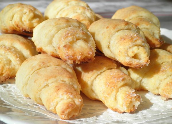 Творожные рогалики