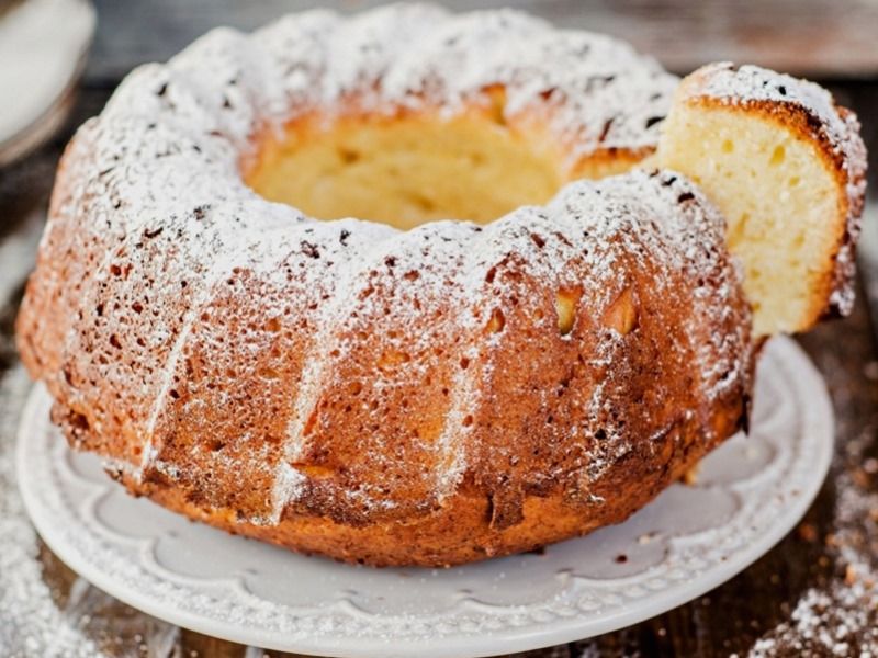 Творожный кекс в мультиварке