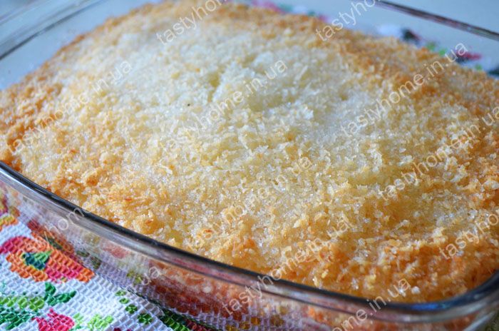Кокосовый пирог со сливками