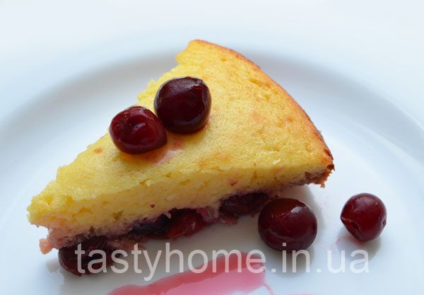 Запеканка с вишней