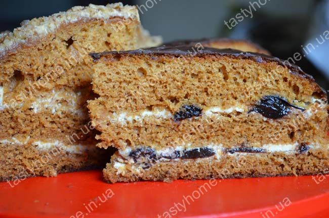 Медовый торт (простой рецепт)