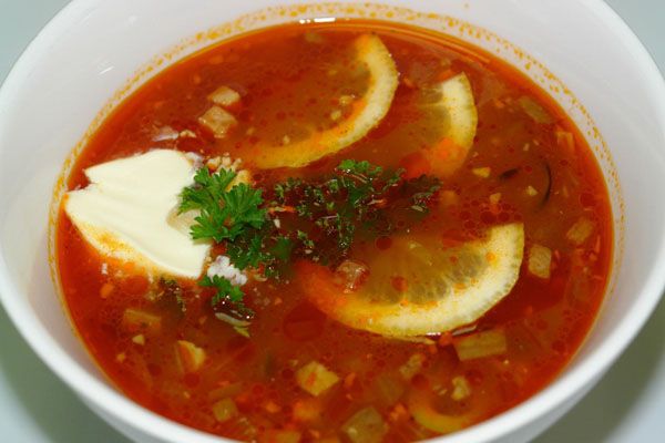 Рыбная солянка