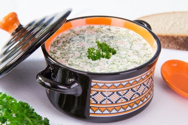 Окрошка на сыроватке