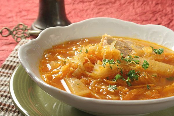 Щи из квашеной капусты