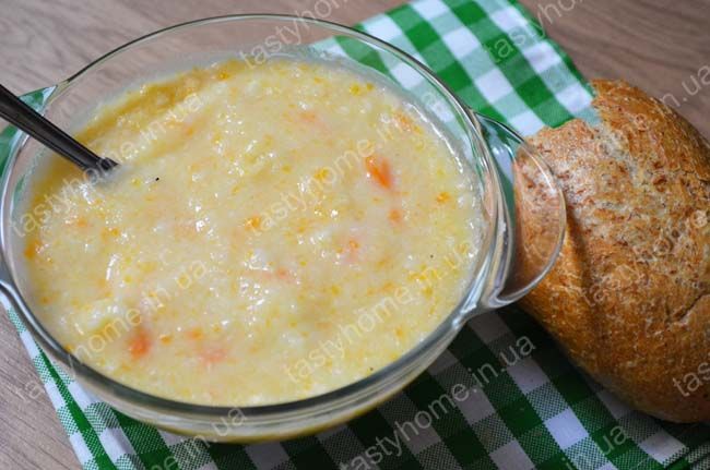 Суп-пюре из цветной капусты со сливками