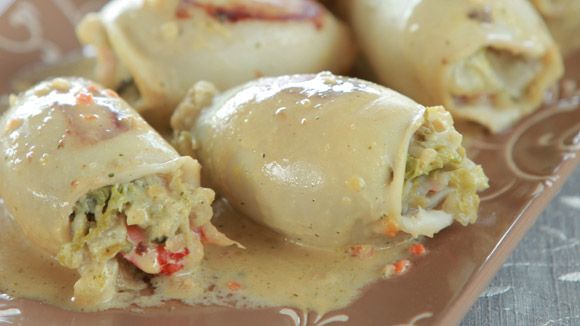 Фаршированные кальмары