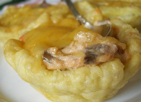 Жульен из рыбы