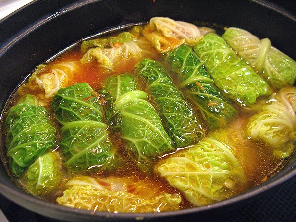 Голубцы из савойской капусты