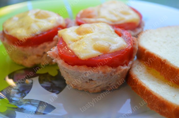 Мясные кексы из фарша