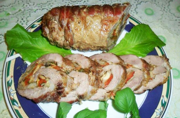 Рулет из подчерёвка в духовке