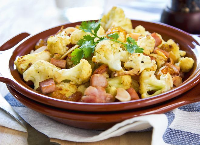 Цветная капуста с мясом