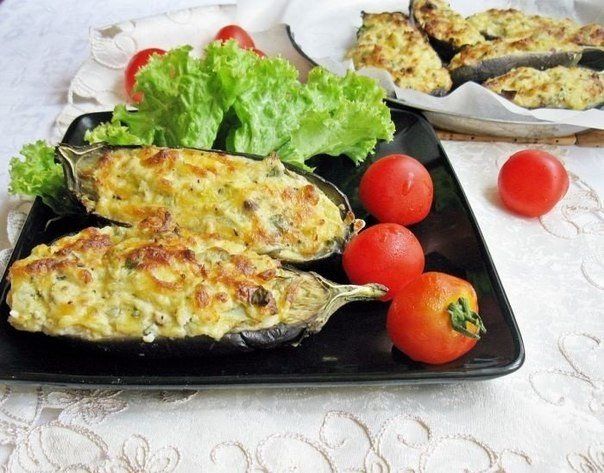 Баклажаны с творогом