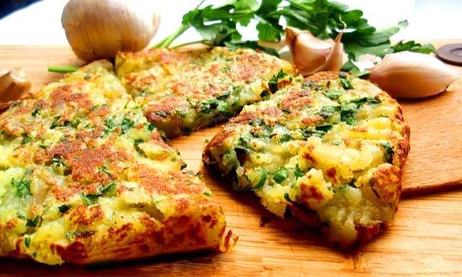 Чесночный картофель