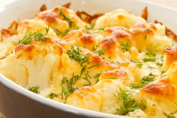 Цветная капуста с творогом