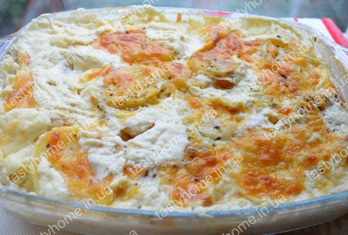Картофельный гратен