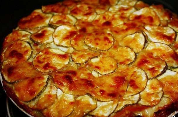 Овощная запеканка с кабачками