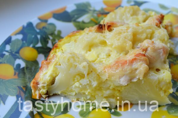 Цветная капуста с курицей
