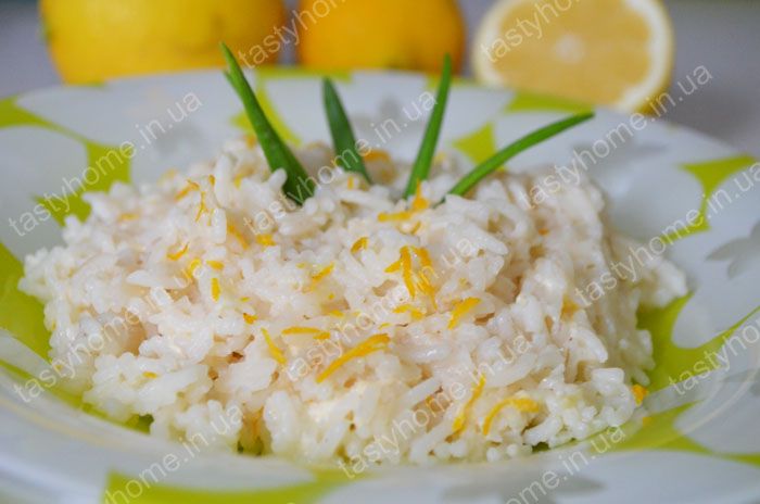 Лимонное ризотто