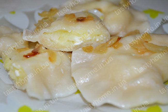 Вареники с творогом и картошкой рецепт