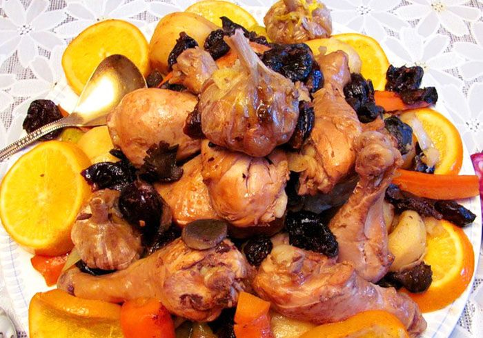 Курица ассорти с овощами