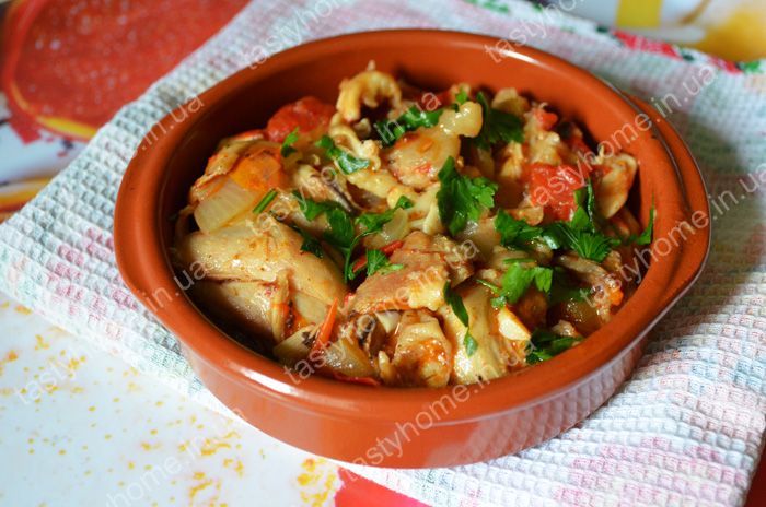 Чахохбили из курицы по-грузински
