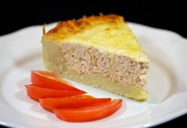 Картофельный пирог с фаршем