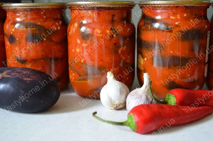 Баклажаны с перцем и чесноком