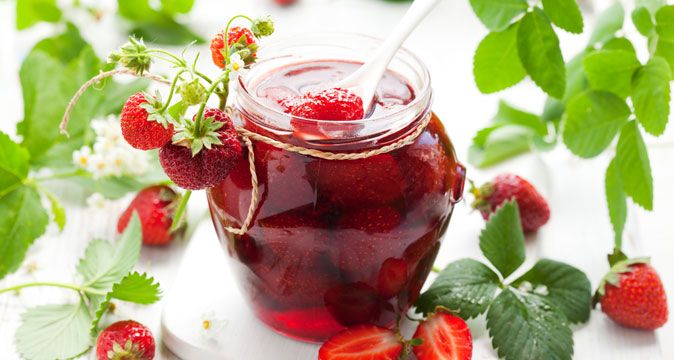Клубничное варенье без варки ягод