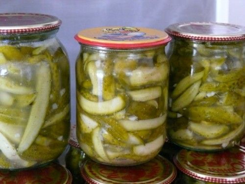 Огурцы с чесноком на зиму
