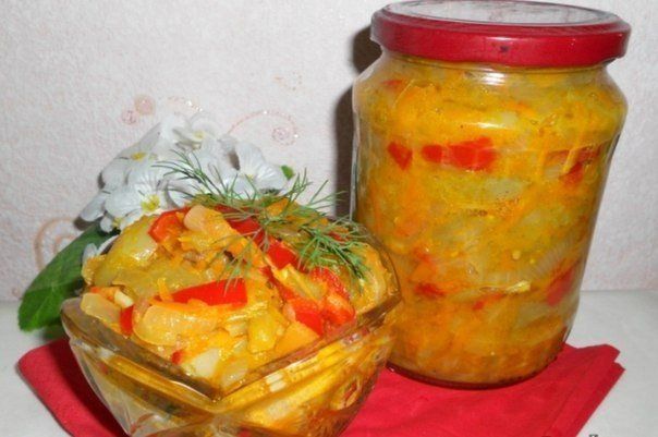Салат из зелёных помидоров