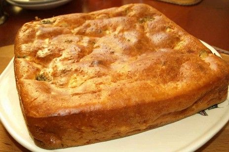 Заливной пирог с фаршем