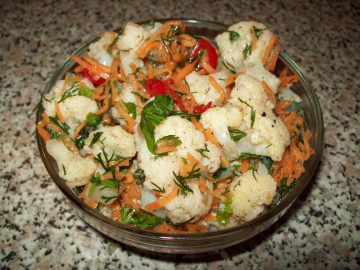 Цветная капуста по-корейски
