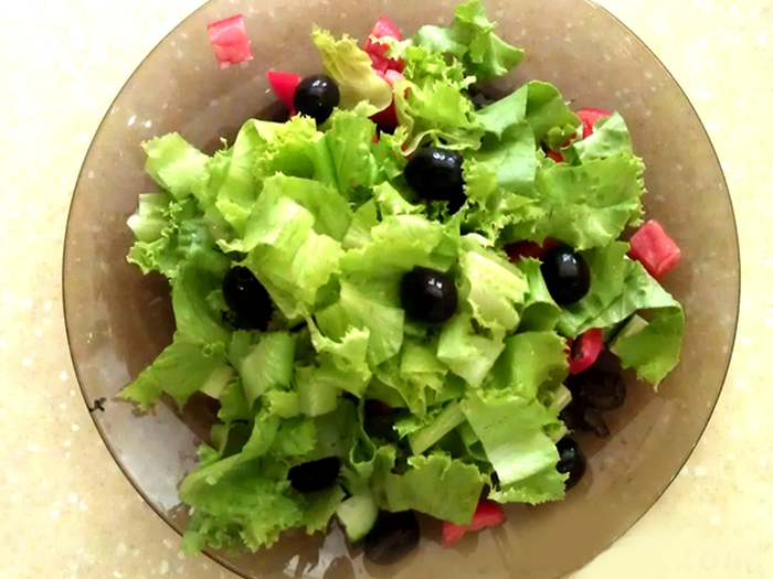 Гасконский салат с курицей